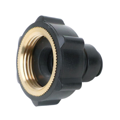 NeoFit - Acetal Black Female Adapter 8mm [5/16"] tube x 3/4" BSP[P] Flat