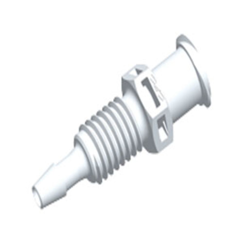 PMLF3170 Luer Fitting Natural PVDF Panel Mount Female Luer x 3/32 HB