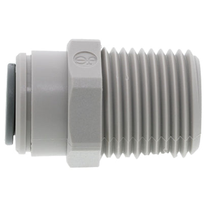 John Guest Male Connector - 3/8 x 1/2  NPTF