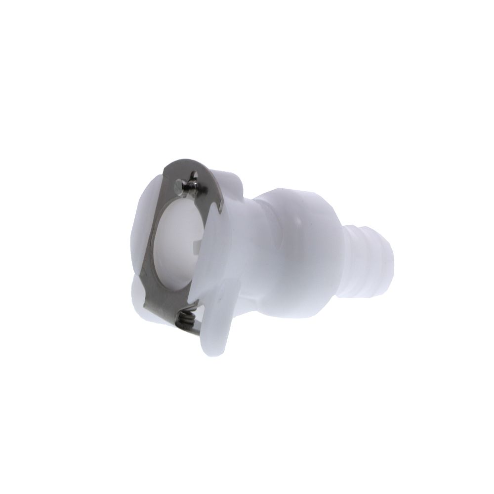 PLCD17006 Valved In-Line Hose Barb Coupling Body 3/8 ID Barb