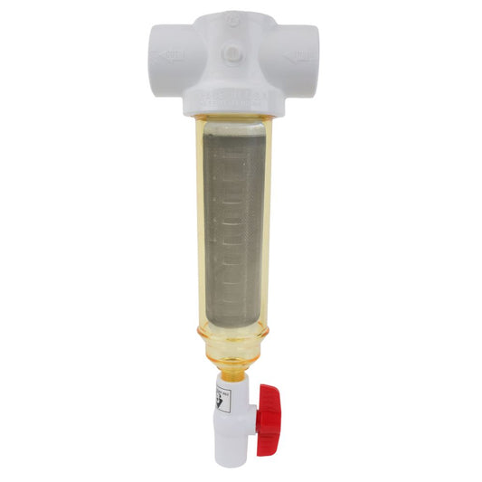 Rusco Chemically Resistant Spin Down Filter T Style 1" SS - 140 Mesh [104 micron]