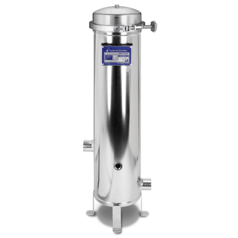 HydroScientific Band Clamp 4R, 10"L, 2FNPT, ML, GP, 304SS