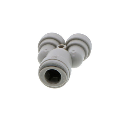 DMfit Two Way Divider - 3/8 Push-in [in] x 5/16 Push-in [out]