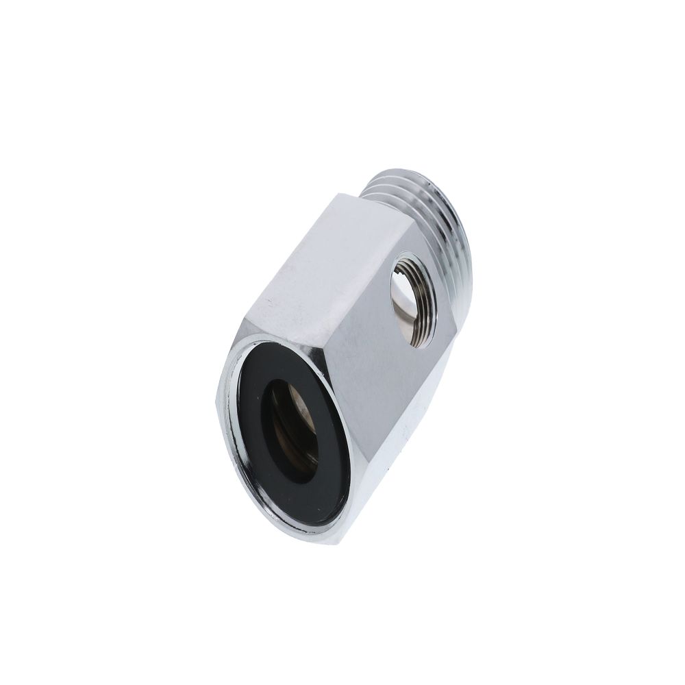 Faucet Supply Adapter with washer 1/2 MPT x 1/8 FPT x 1/2 FPT