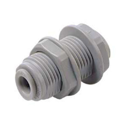DMfit Bulkhead Union - 1/4 x 1/4