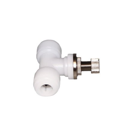 NeoFit - Acetal Natural White Flow Control Union Connector 1/4" tube