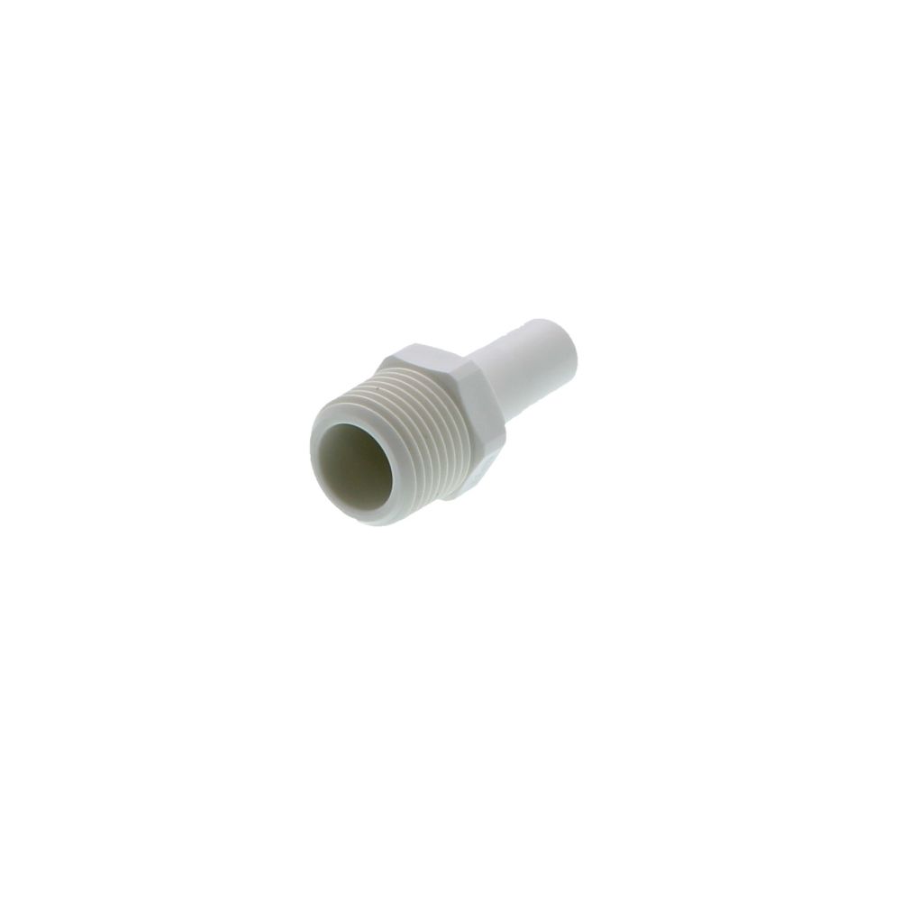 John Guest Stem Adapter Polypro - 1/2 x 1/2 NPTF