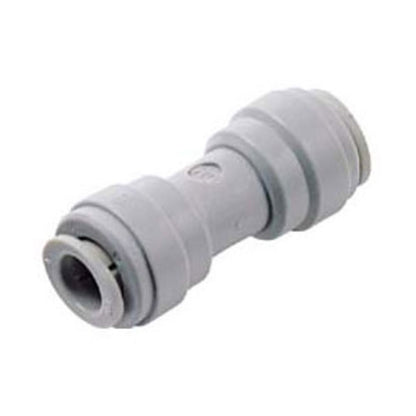 NeoFit - Acetal Gray Union Connector 1/2" tube x 8mm[5/16"] tube