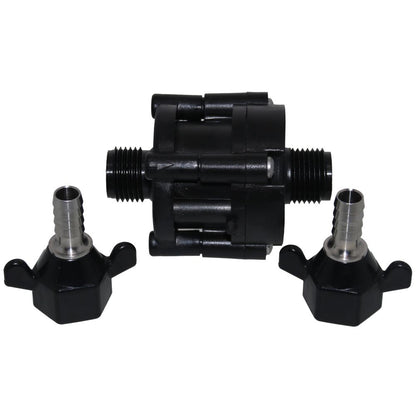 SHURflo 183-165-SS Water Pressure Reducer Valve - 65 PSI - Inlet/Outlet 3/8" Barb - SS Fittings