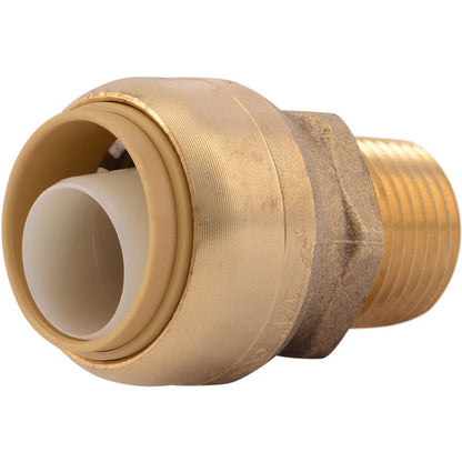 SharkBite® U138LF Lead-Free Brass Push-to-Connect Male Adapter - 3/4" x 1/2" MPT Bullnose