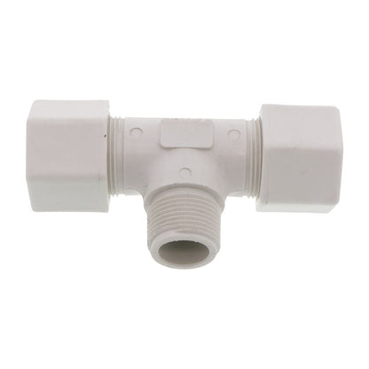 JACO 60-14-12-P-PG Polypropylene Male Branch Tee 7/8 OD Tube x 3/4 MPT