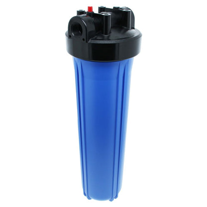 20" Neo-Pure Big Flow Filter Housing Blue Sump/Black Cap 3/4" with Pressure Relief