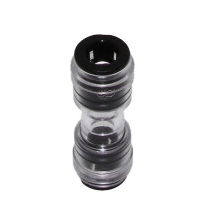 John Guest NC673 Clear Bodied Straight Tube Connector 8mm x 8mm