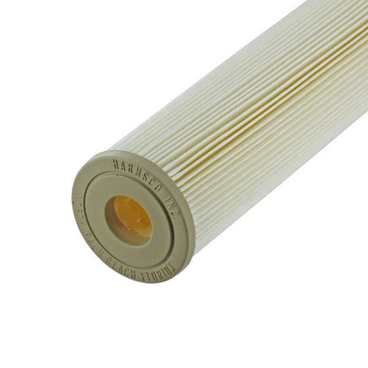 Harmsco® 801-1HT 9-3/4" Premium Hi-Temp Pleated Filter 1 mic