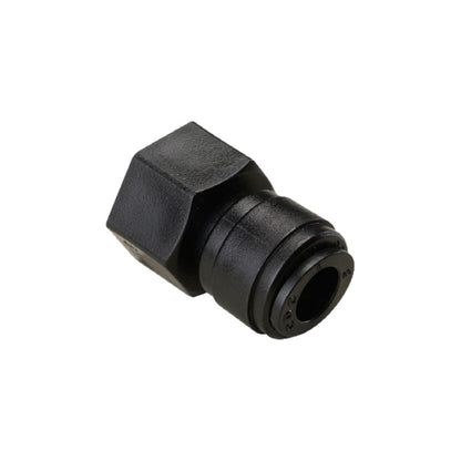 NeoFit - Acetal Black Female Adapter- UN V-Type- 3/8" tube OD x 1/2-16 UN