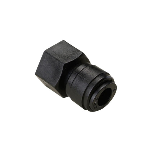 NeoFit - Acetal Black Female Adapter- UN V-Type- 3/8" tube OD x 1/2-16 UN