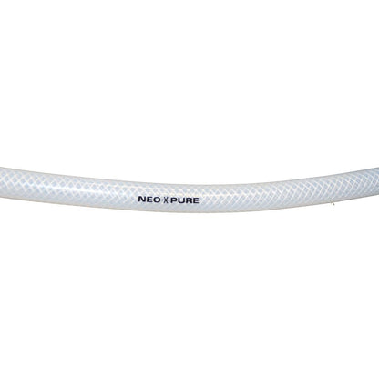 Braid Reinforced Silicone Tubing - 3/8 ID x .655  OD