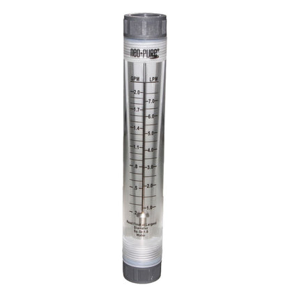Neo-Pure Inline Flowmeter 0.1-1GPM 1/2" FNPT