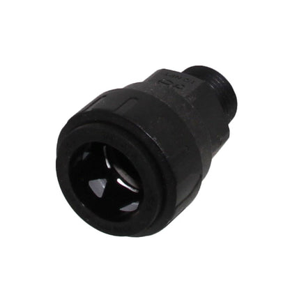 John Guest Black Male Connector - 3/4 CTS x 1/2 NPT