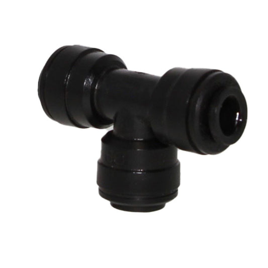 John Guest Union Tee BLACK ACETAL - 18mm