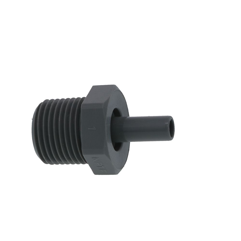 John Guest Stem Adapter NPTF - 1/4 x 3/8  NPTF