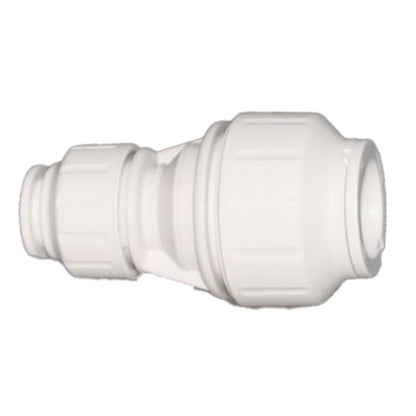 John Guest Reducing Union Connector - 15mm x 10mm