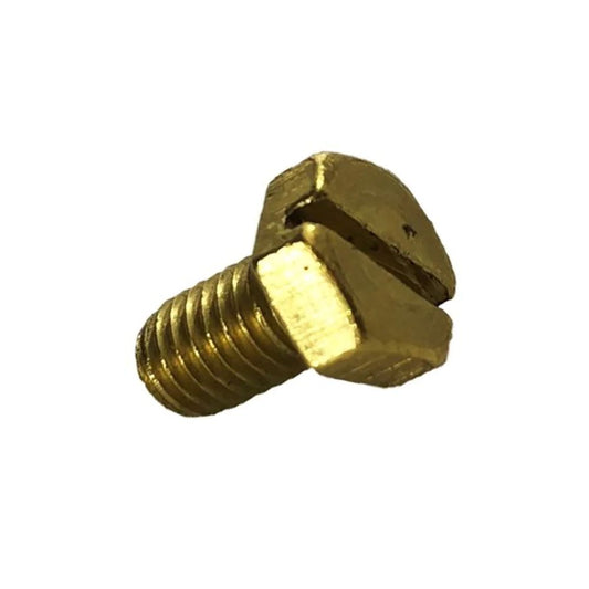 Slotted Brass M5x8 Flathead Screw