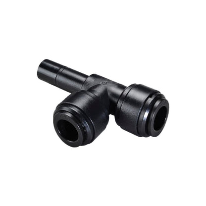 NeoFit - Acetal Black Run Stem Tee 8mm [5/16"] tube x stem 8mm [5/16"] 