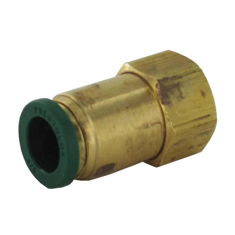 Parker Prestolok Lead-Free Brass Fitting Female Flare - 3/8 QC x 1/4 FFL