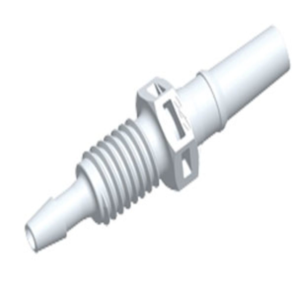 PMLM3170 Luer Fitting Natural PVDF Panel Mount Male Luer x 3/32 HB