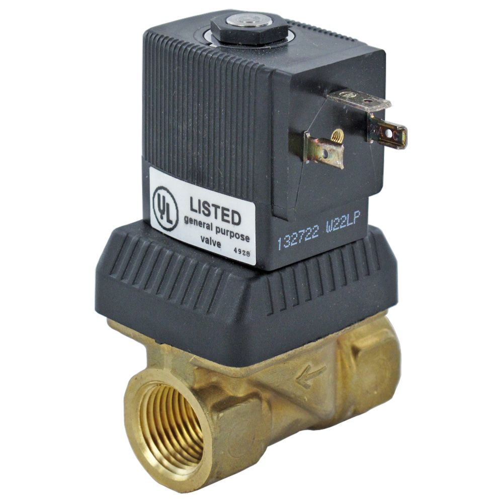 Burkert 2-Way Solenoid Valve Normally Closed 1/2 FPT 120V