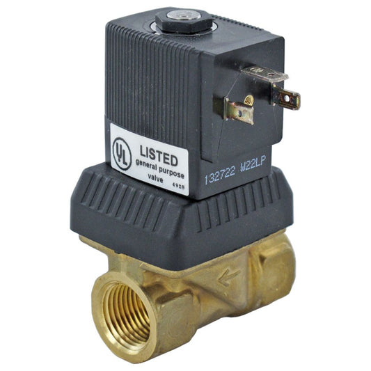 Burkert 2-Way Solenoid Valve Normally Closed 1/2 FPT 120V