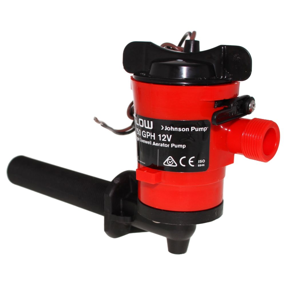 Johnson Pump - Cartridge Aerator Pump 750 GPH 12V - Straight