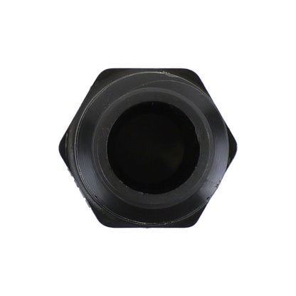 Parker Kynar Male Connector Black - 1/2 x 1/2 NPTF