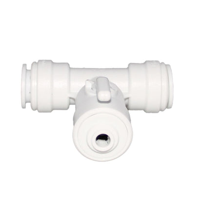 John Guest Acetal Angle Stop Valve w/Check Valve - 15mm x 15mm x 1/4"