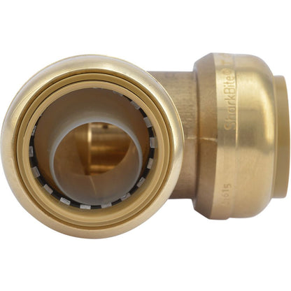 SharkBite® U260LF Lead-Free Brass Push-to-Connect 90-Degree Elbow - 1" x 1"