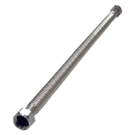 Stainless Steel Flexible Water Connector 1-1/2" FIP x 1-1/2" FIP x 24"