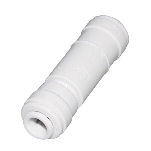 John Guest Check Valve - 1/4" 0.3 psi Crack Pressure White