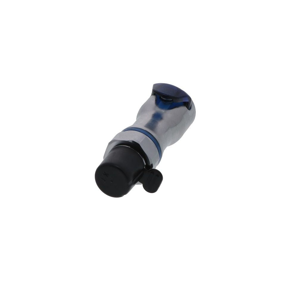 LQ4D10004BLU Valved Pipe Thread Liquid Cooling Coupling Body 1/4 NPT Cool Blue