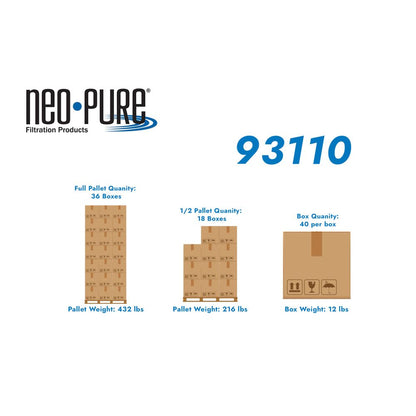 9-7/8" Purtrex Sediment Depth Filter - 75 Mic [PX75-9 7/8]