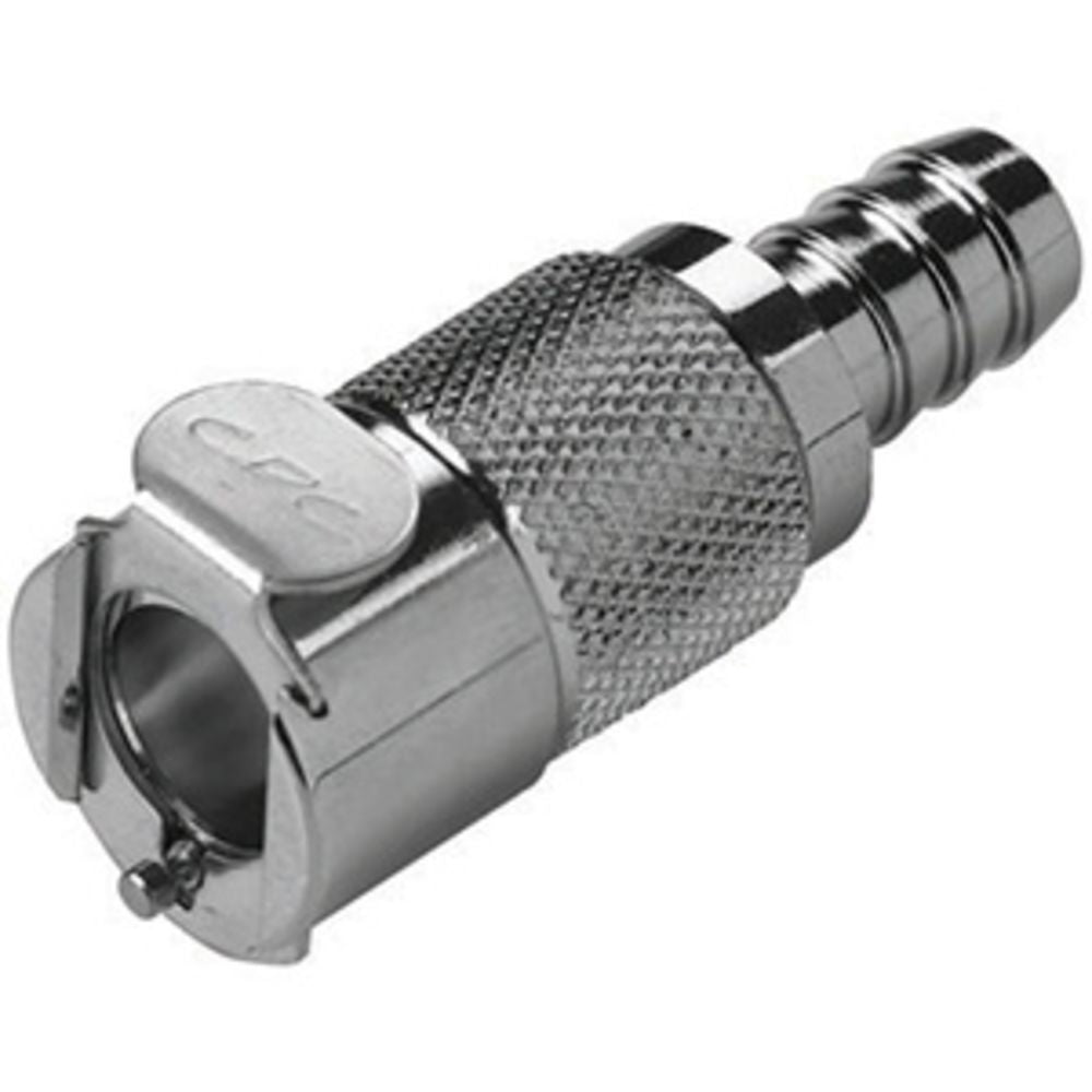 LCD17006V Valved In-Line Hose Barb Coupling Body 3/8 ID Barb FKM [Viton] O-ring