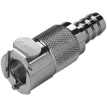 LCD17006V Valved In-Line Hose Barb Coupling Body 3/8 ID Barb FKM [Viton] O-ring