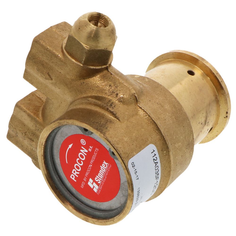 Procon Pump NSF Brass 35 GPH 3/8" NPT - 50 psi PRV w/ .188" Double Flat Drive [Clamp-on]