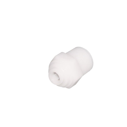 NeoFit - Acetal White Male Connector 8mm [5/16"] tube x 1/4" BSP[P]