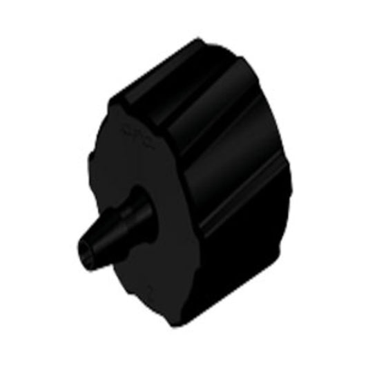 LM2131 Luer Fitting Black Nylon Male Luer X 1/16 HB