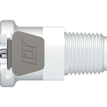 LinkTech 20AC Male Thread Socket, Valved, 1/8" MNPT