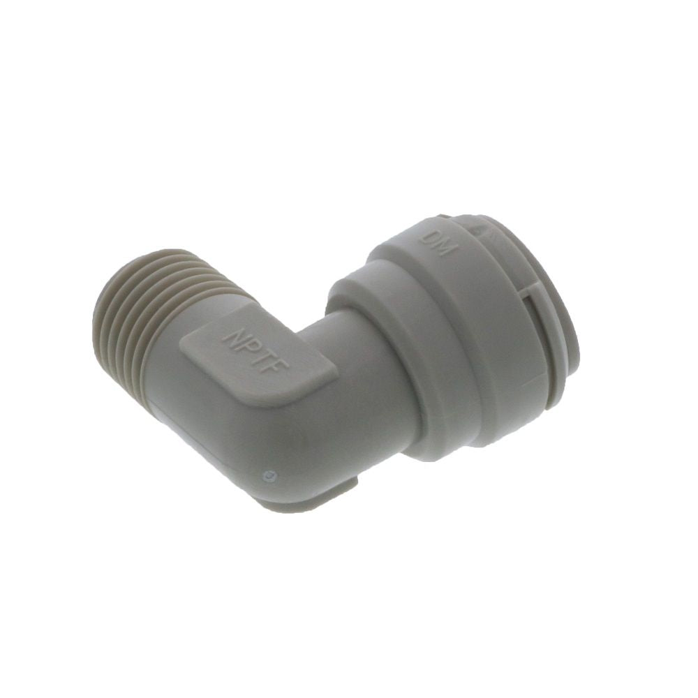 DMfit Elbow Male Connector - 3/8" Push-In x 1/4" NPTF