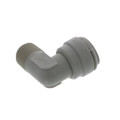 DMfit Elbow Male Connector - 3/8" Push-In x 1/4" NPTF