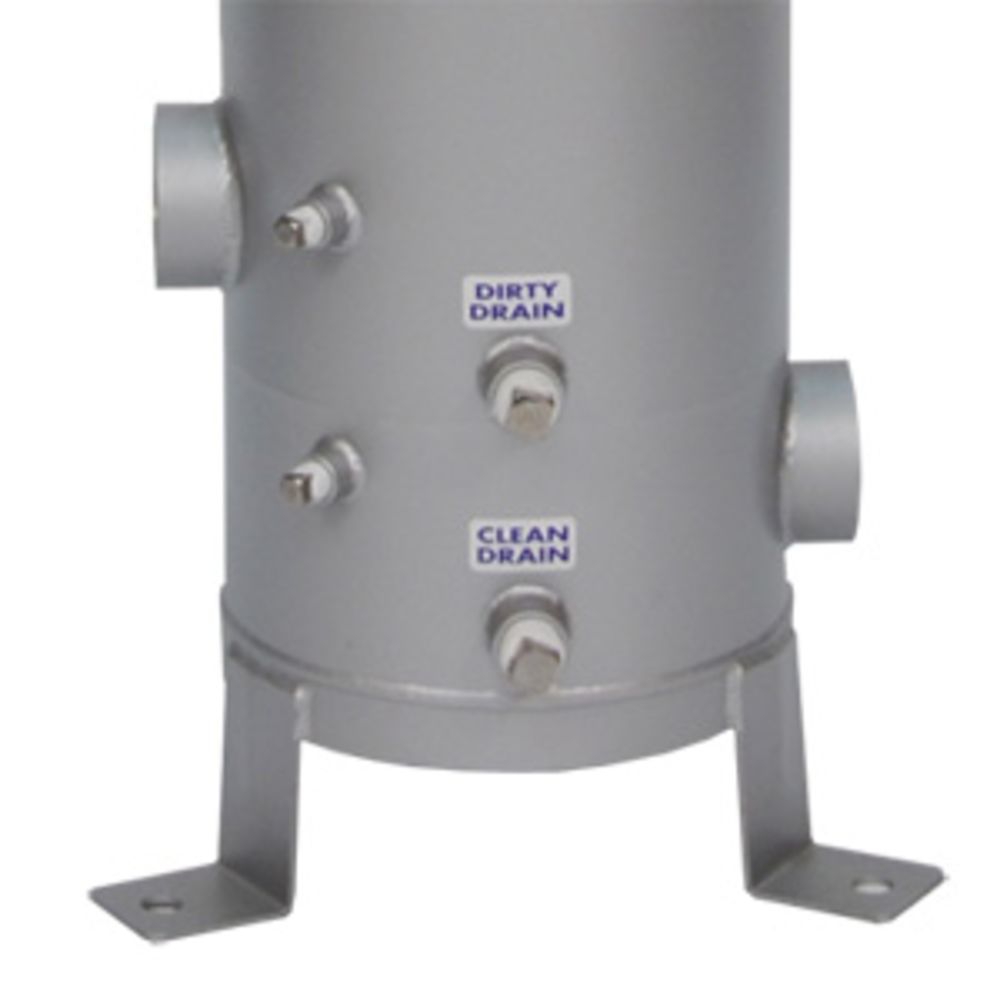 Neo-Pure Band Clamp Multi Bag Housing, 2 x #2, 3" FL