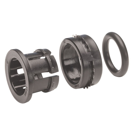 John Guest Plastic Half Cartridge - 10mm Black Single Nitrile O-ring